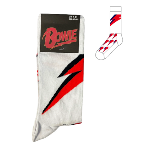 David Bowie Lighting Socks - Ten Tiny Toes Socks