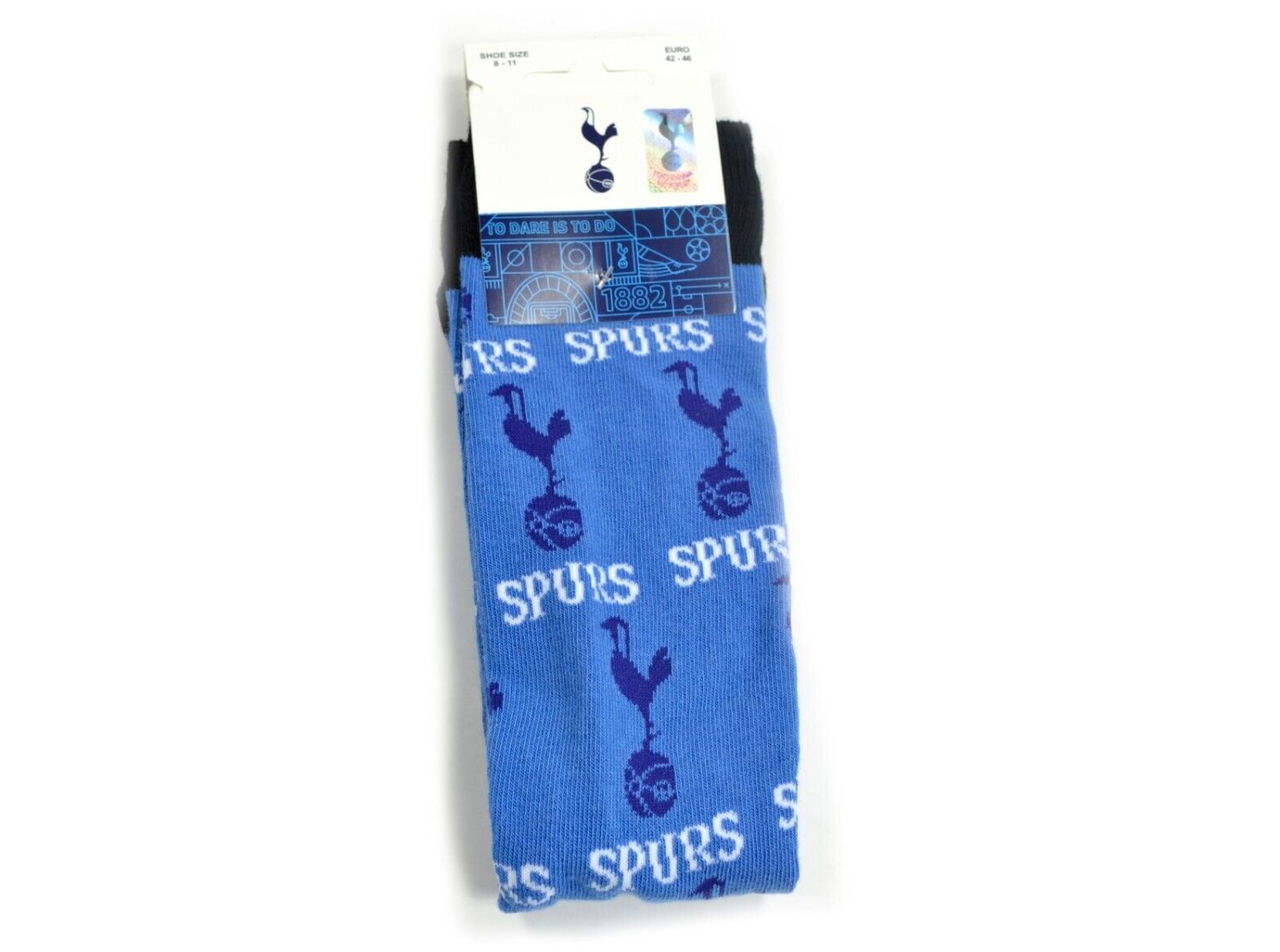 Mens Tottenham Blue Crest Socks - Ten Tiny Toes Socks