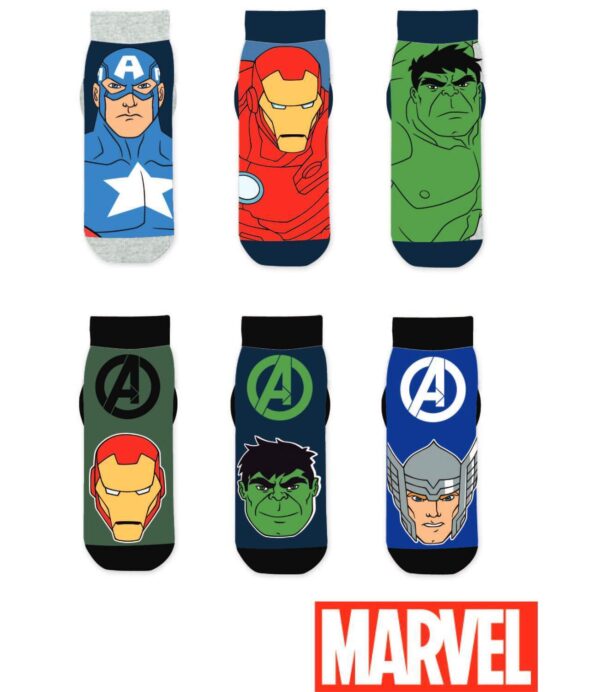 Marvel Avengers Trainer Socks - Ten Tiny Toes Socks