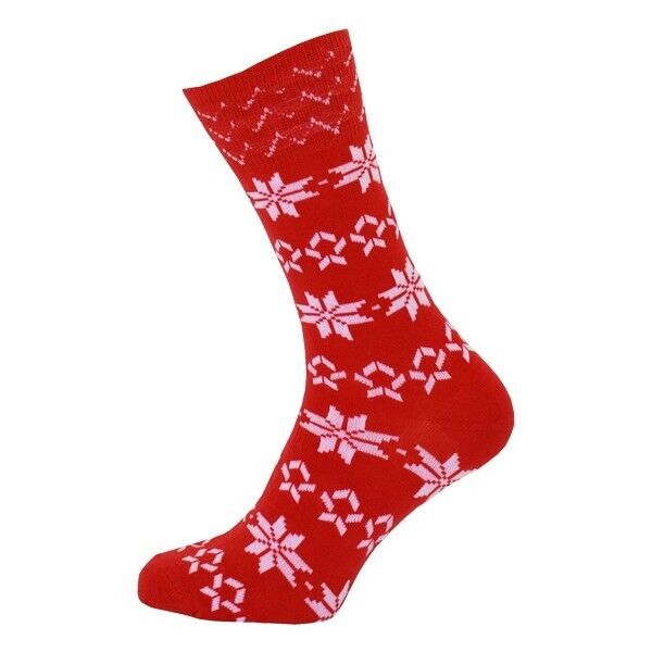 Ladies Christmas Snowflakes Socks- Ten Tiny Toes Socks