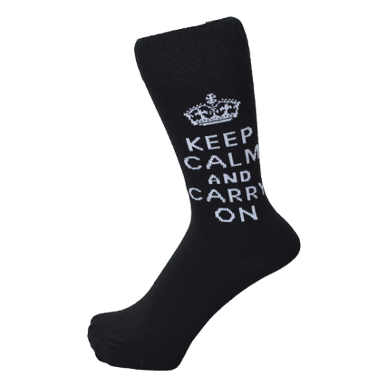 Keep Calm and Carry On Socks- Ten Tiny Toes Socks