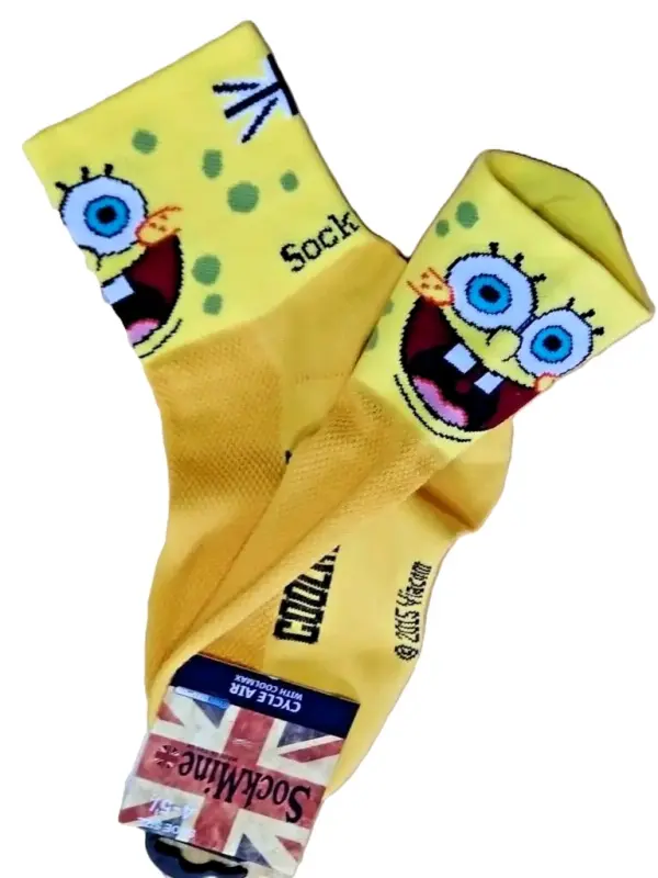 Spongebob Ankle Socks | Mens Ladies Ankle Socks Cycling | 2 Sizes