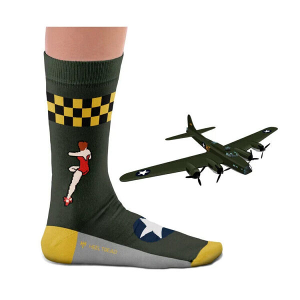USAF B-17 Memphis Belle Socks- Ten Tiny Toes Socks