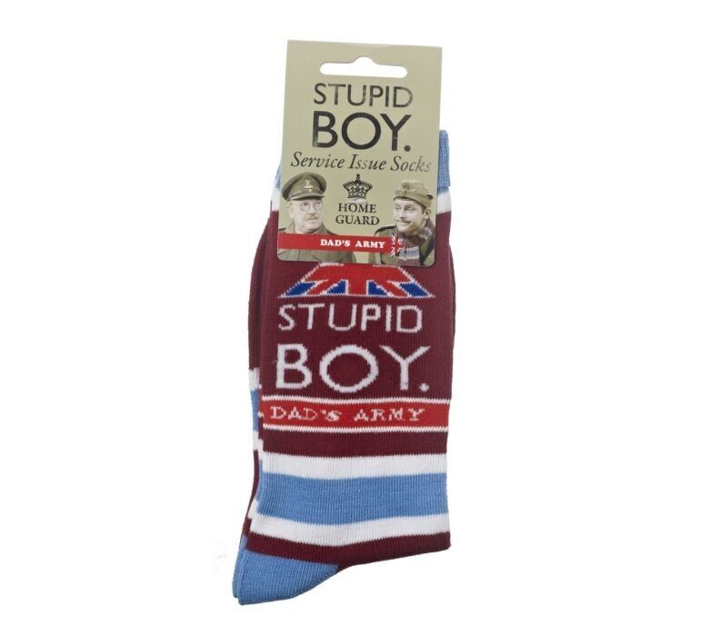 Dads Army Stupid Boy socks - Ten Tiny Toes Socks