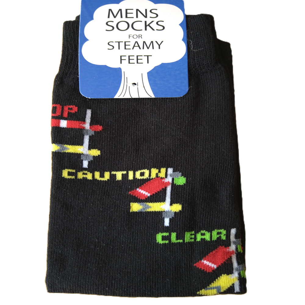 Semaphore Train Signals Socks - Ten Tiny Toes Socks