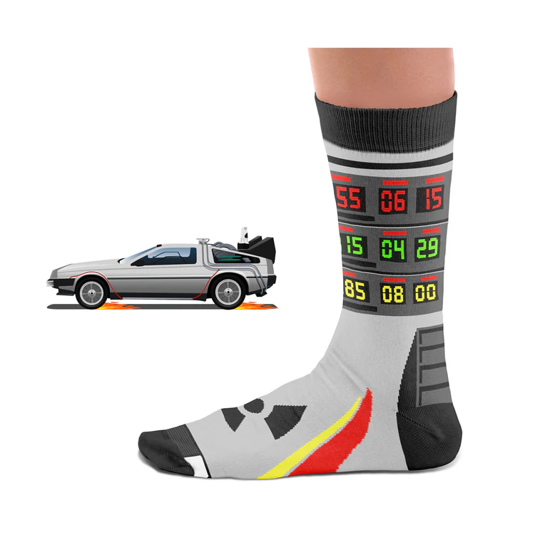 Back to the Future Socks - Ten Tiny Toes Socks
