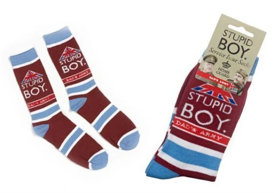 Dads Army Stupid Boy Socks - Image 2