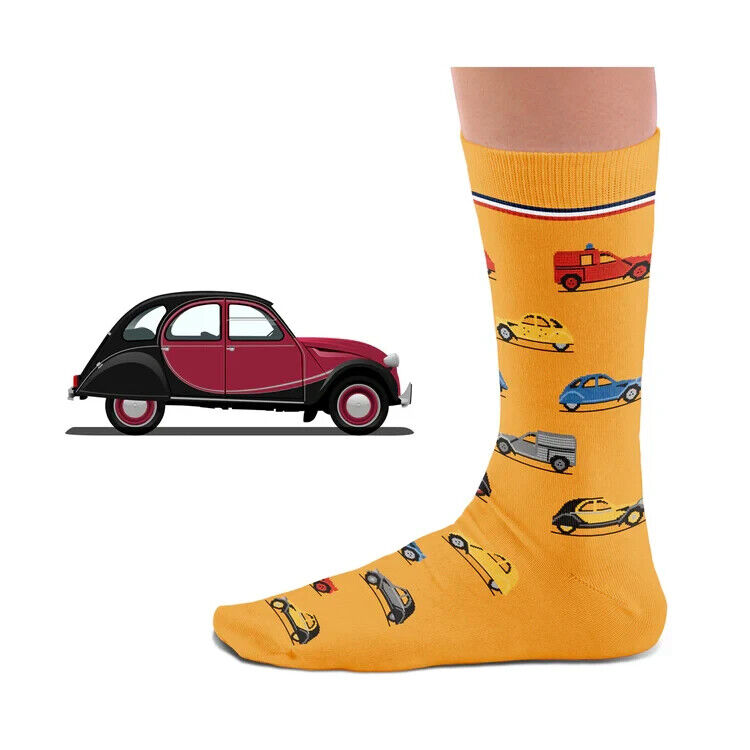 Citroen 2CV Car Socks - Ten Tiny Toes Socks