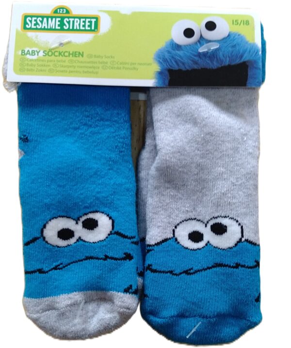Cookie Monster Baby Socks - Ten Tiny Toes Socks