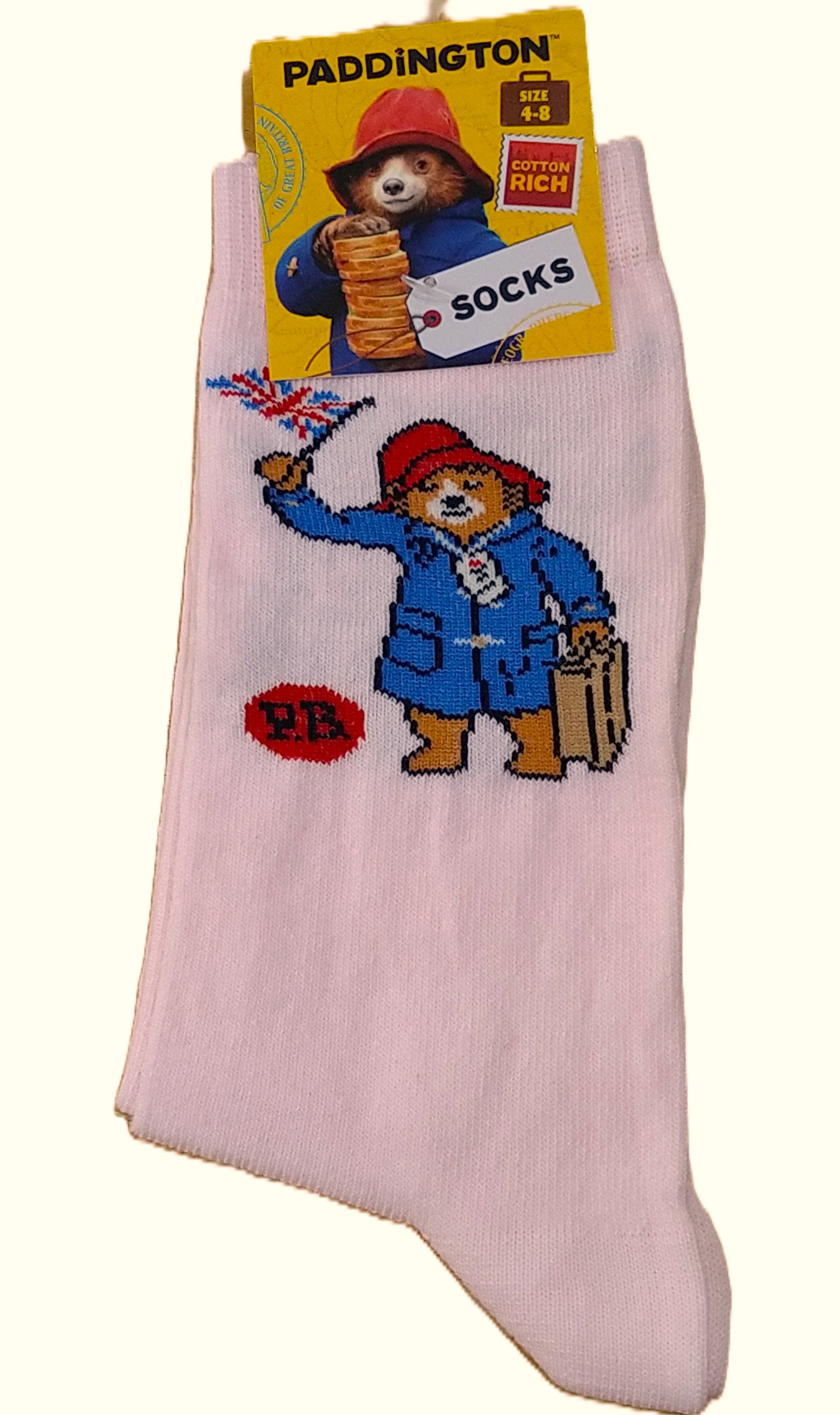 Paddington Bear Flag Socks - Ten Tiny Toes Socks