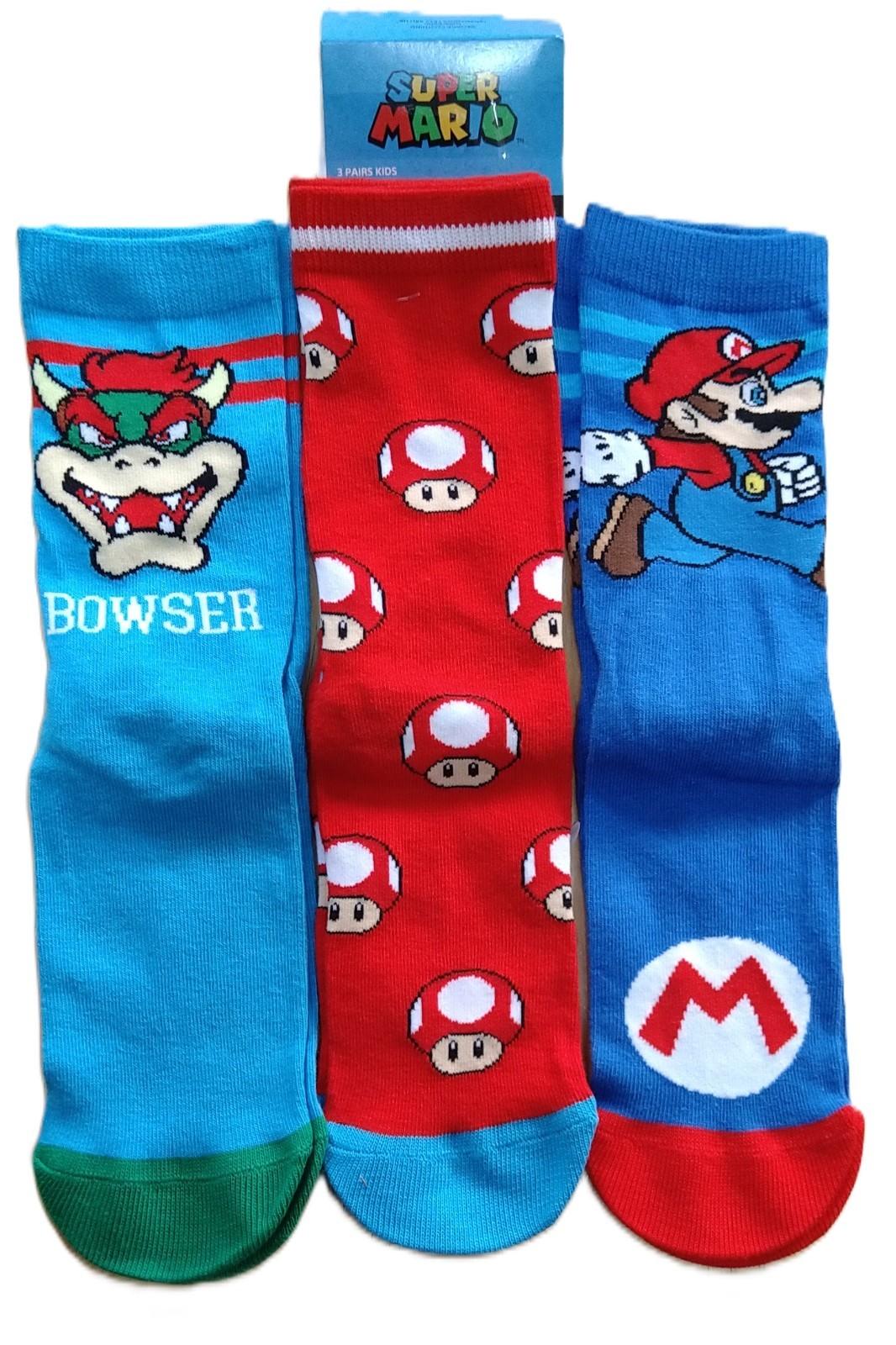 Super Mario Bowser Socks- Ten Tiny Toes Socks