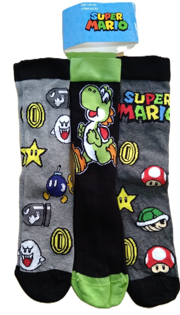 Super Mario Yoshi Socks - Ten Tiny Toes Socks