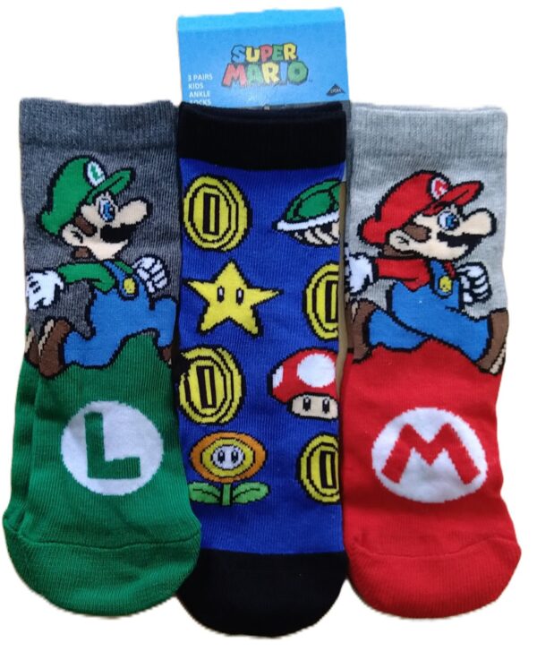 Super Mario Bros Socks - Ten Tiny Toes Socks