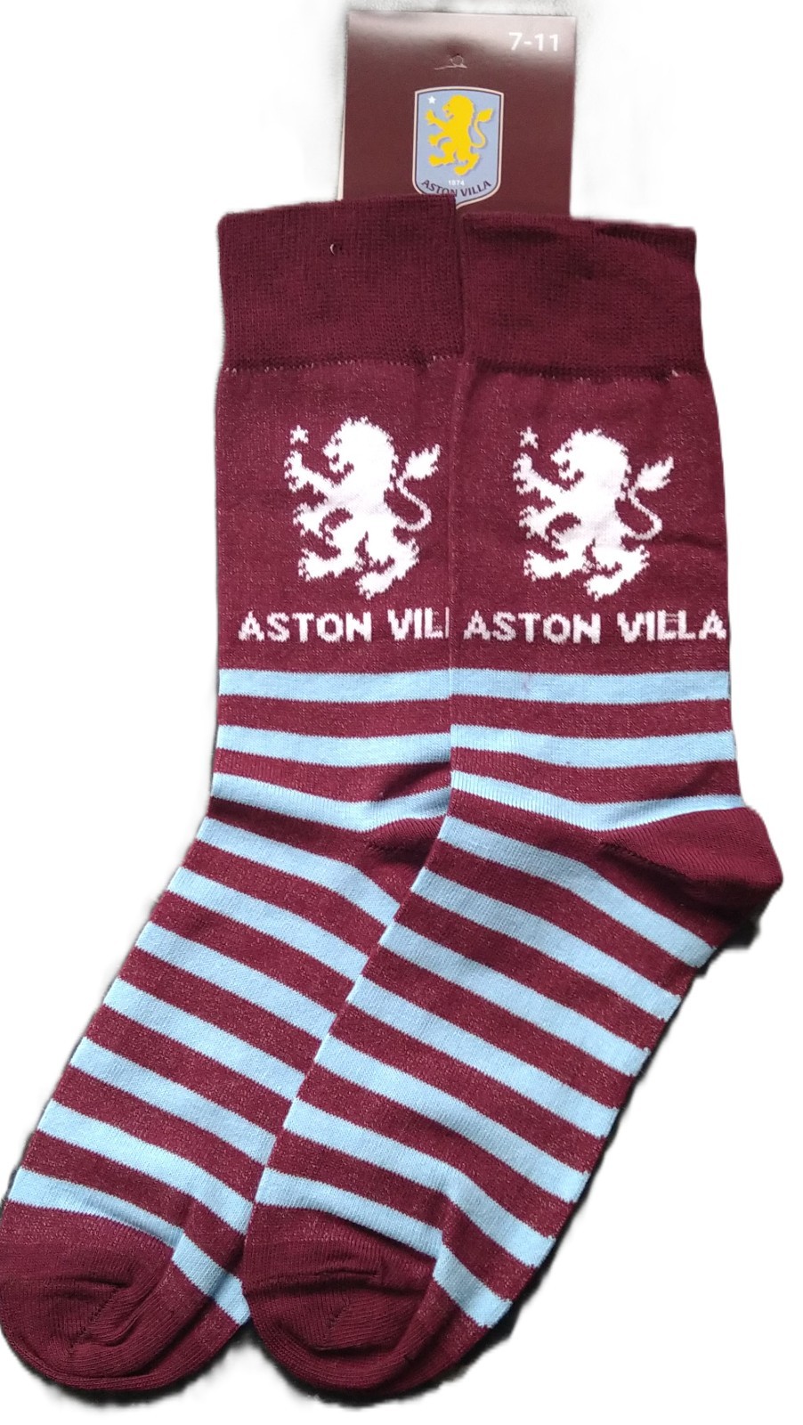 Aston Villa FC Socks - Ten Tiny Toes Socks