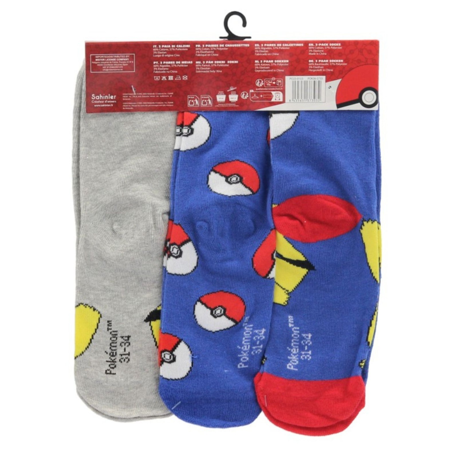 Pokemon Socks - Ten tiny toes socks