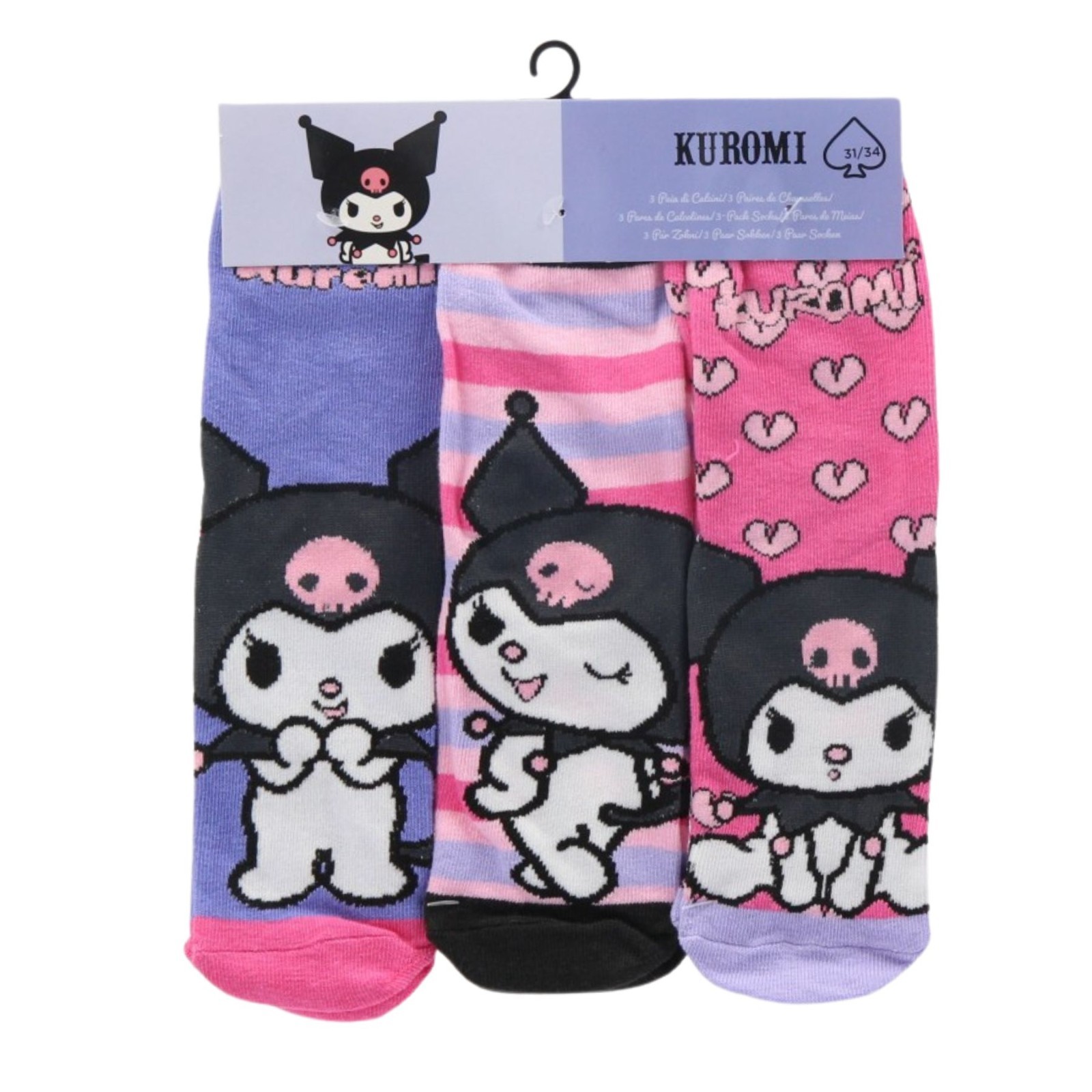 Kuromi Socks - Ten Tiny Toes socks