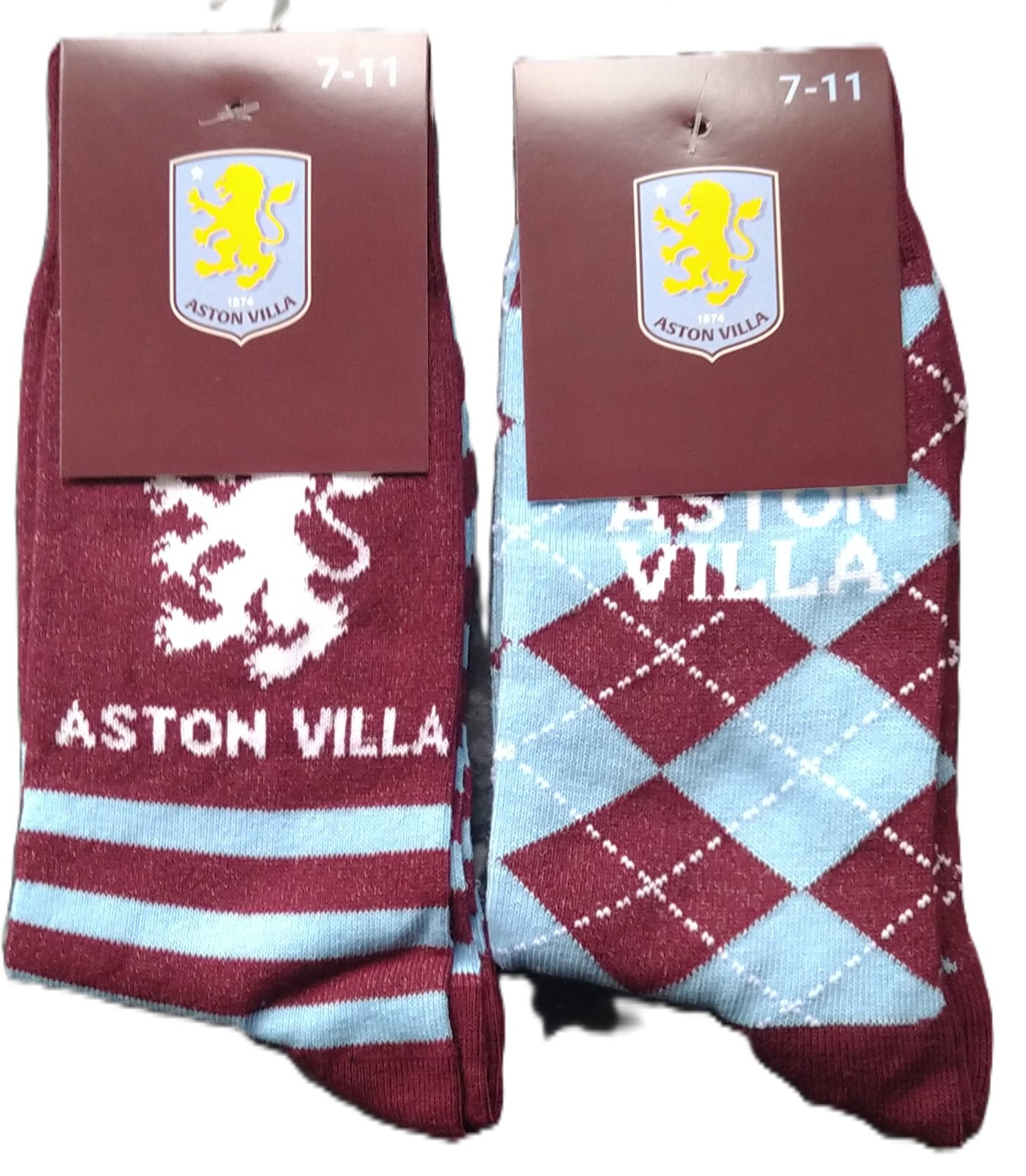 Aston Villa FC Socks - Ten Tiny Toes Socks