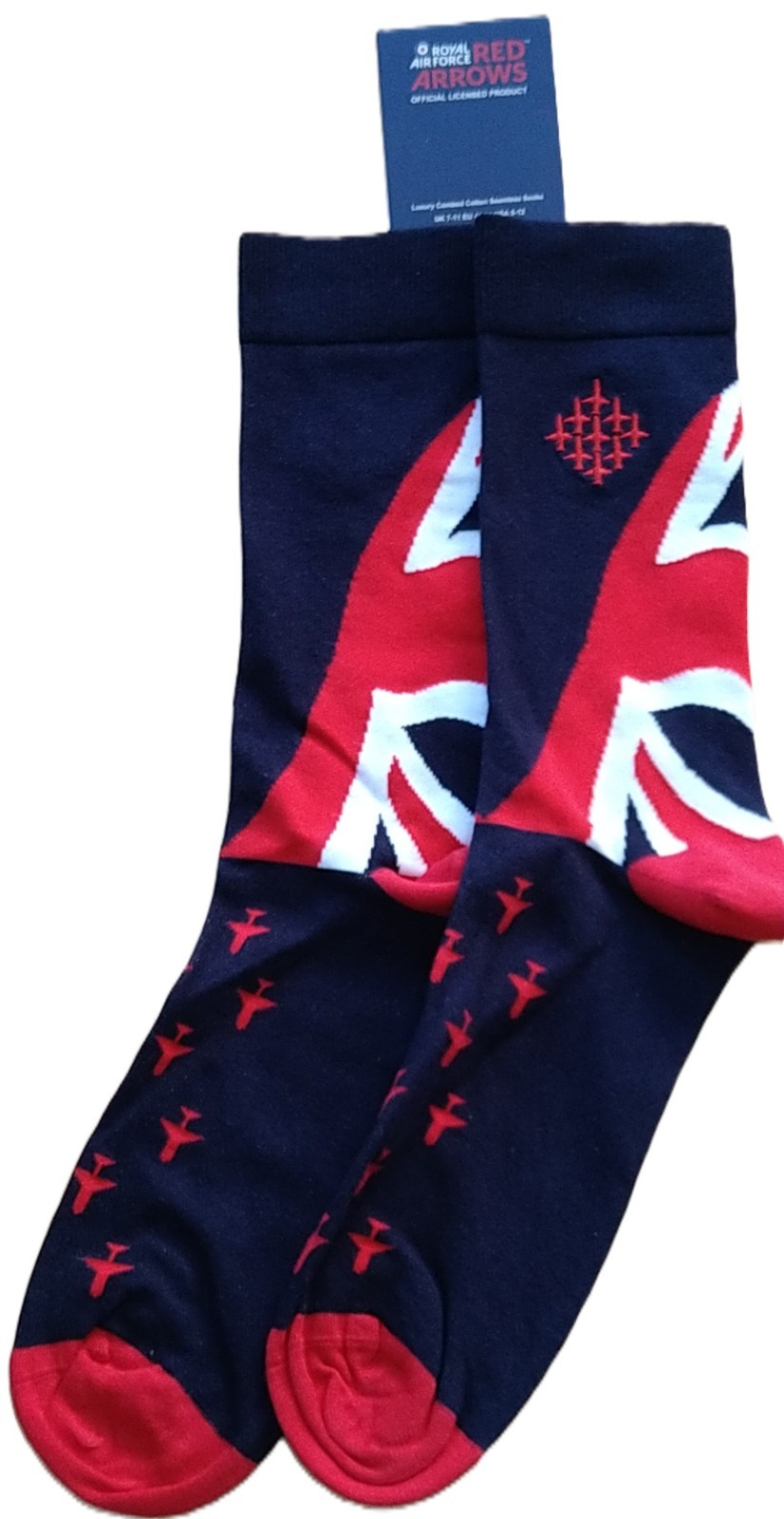 Red Arrows Socks 9 Tailfin - Ten Tiny Toes Socks