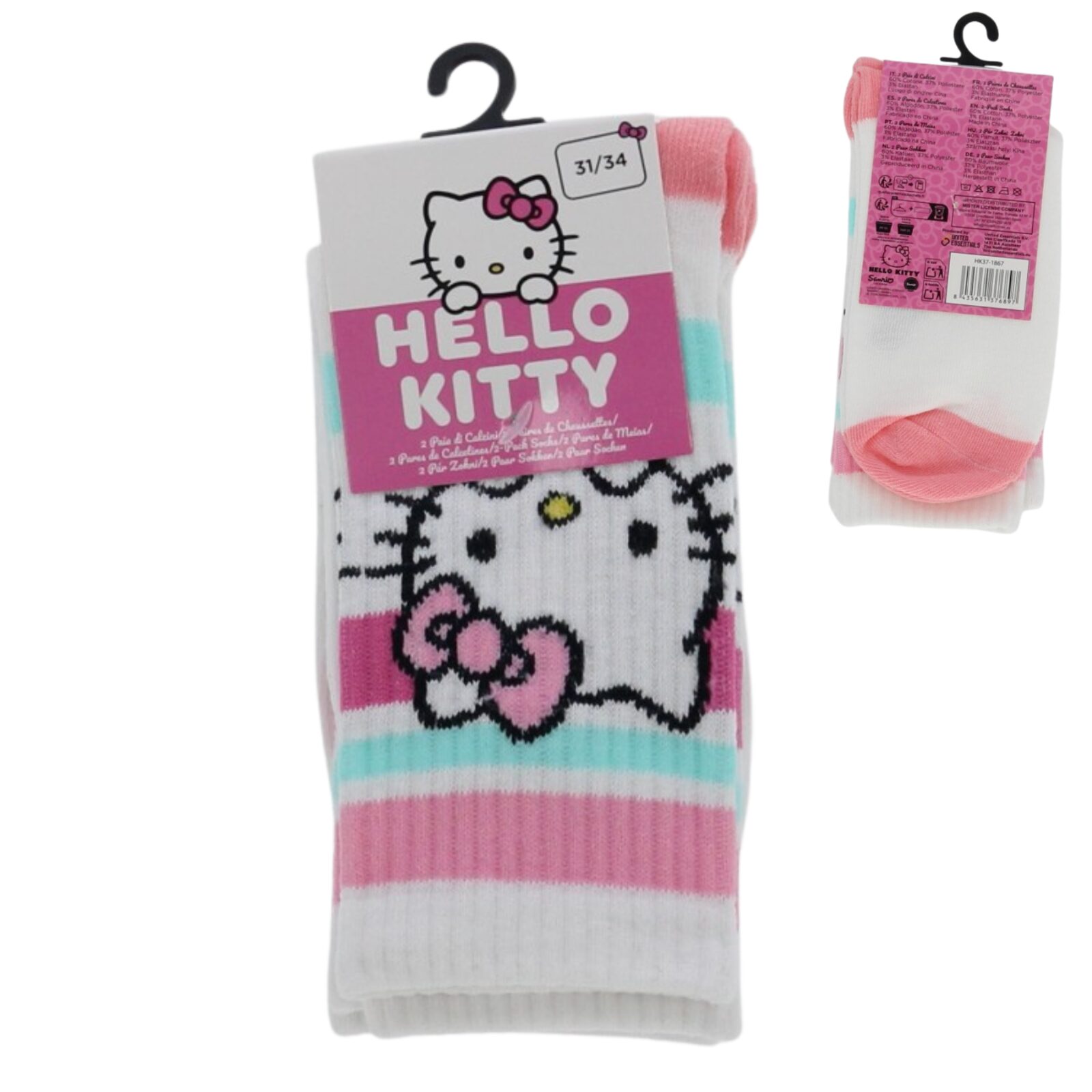 Hello Kitty Sports Socks - Ten Tiny Toes Socks