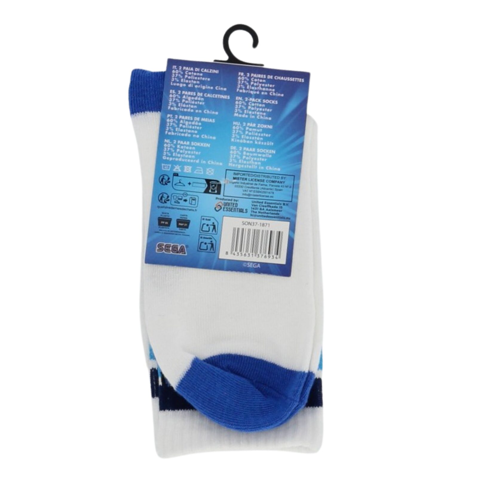 Sonic Sports Socks - Ten Tiny Toes Socks