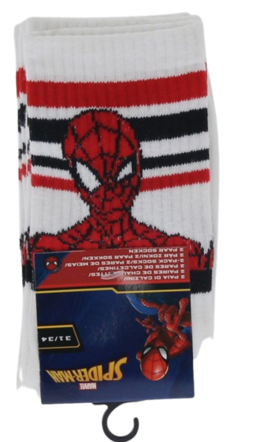 Spiderman Sports Socks- Ten Tiny Toes Socks