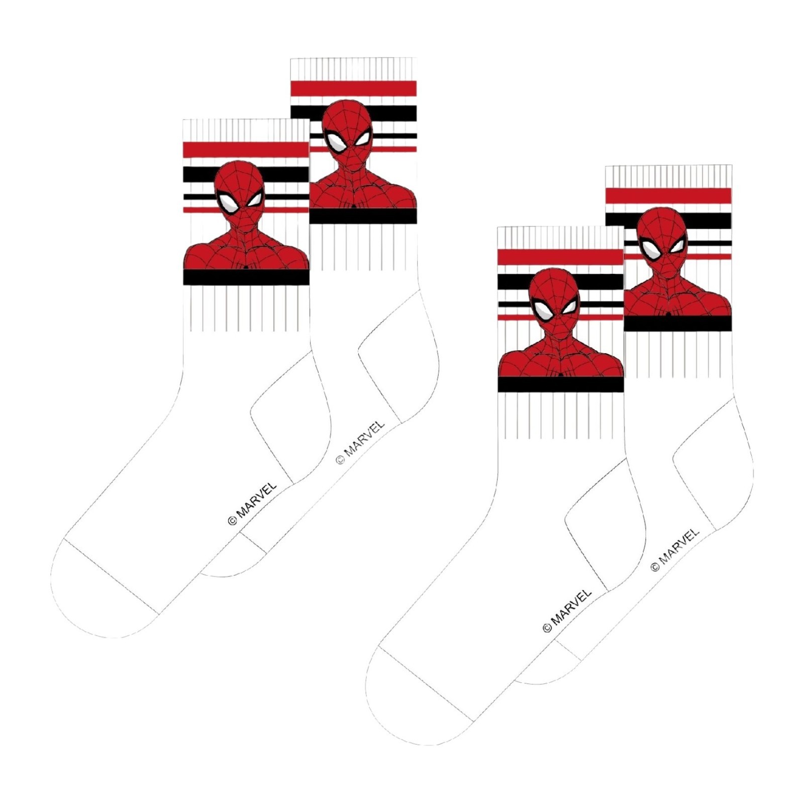 Spiderman Sports Socks- Ten Tiny Toes Socks
