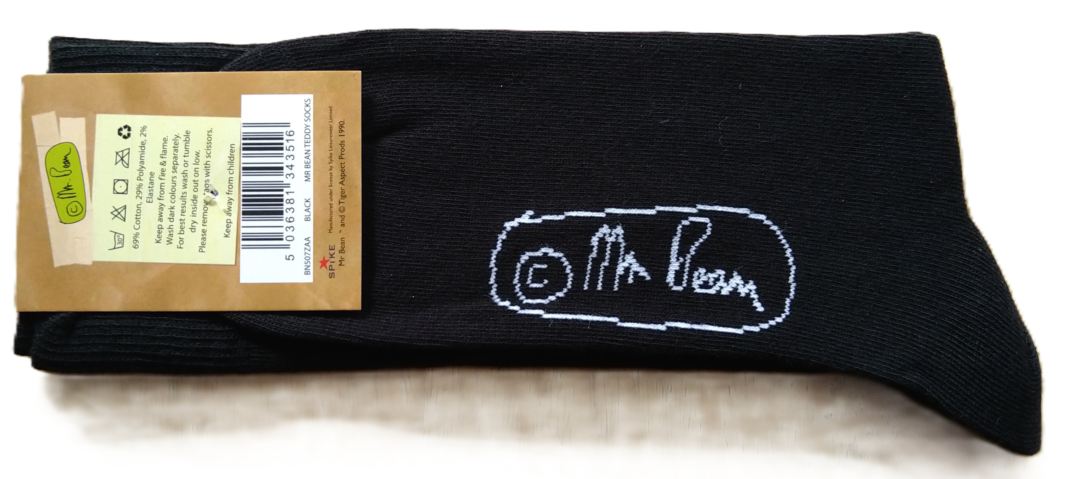 Mr Bean Teddy Socks - Ten Tiny Toes Socks