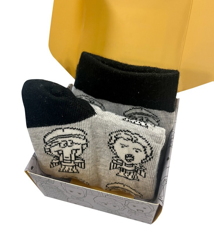 Dr Who Weeping Angel Socks - Ten Tiny Toes Socks