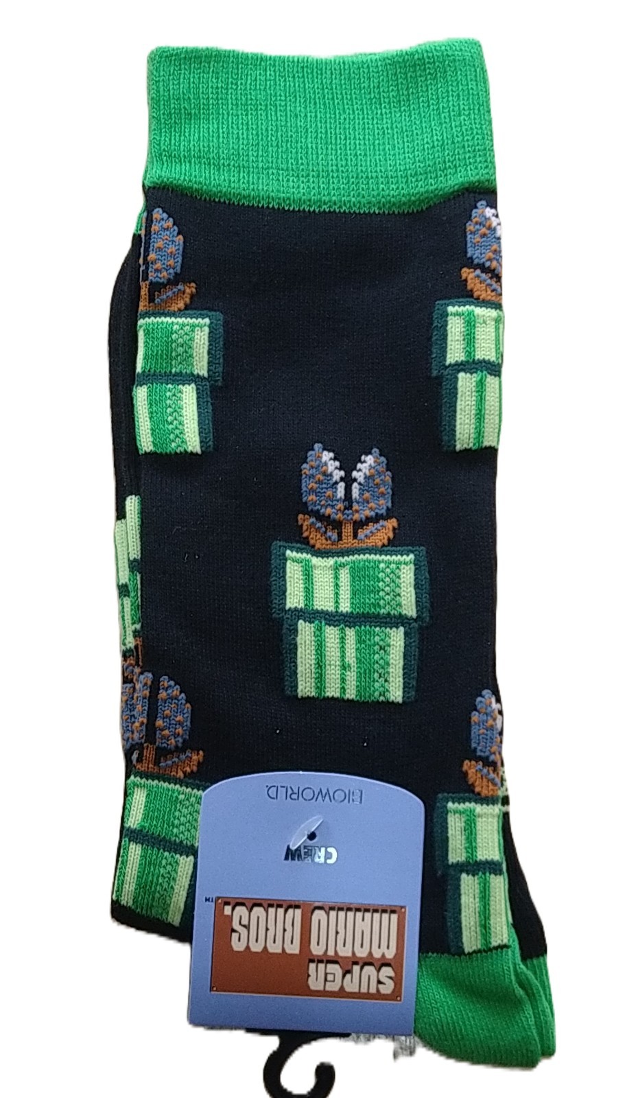 Mario Bros Mens Socks - Ten Tiny Toes Socks