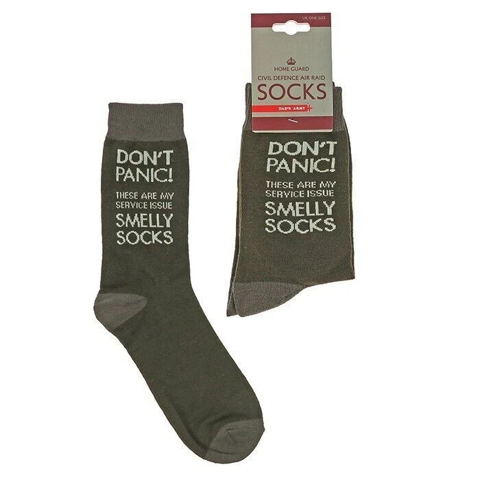 Dads Army Dont Panic Socks - Ten Tiny Toes Socks