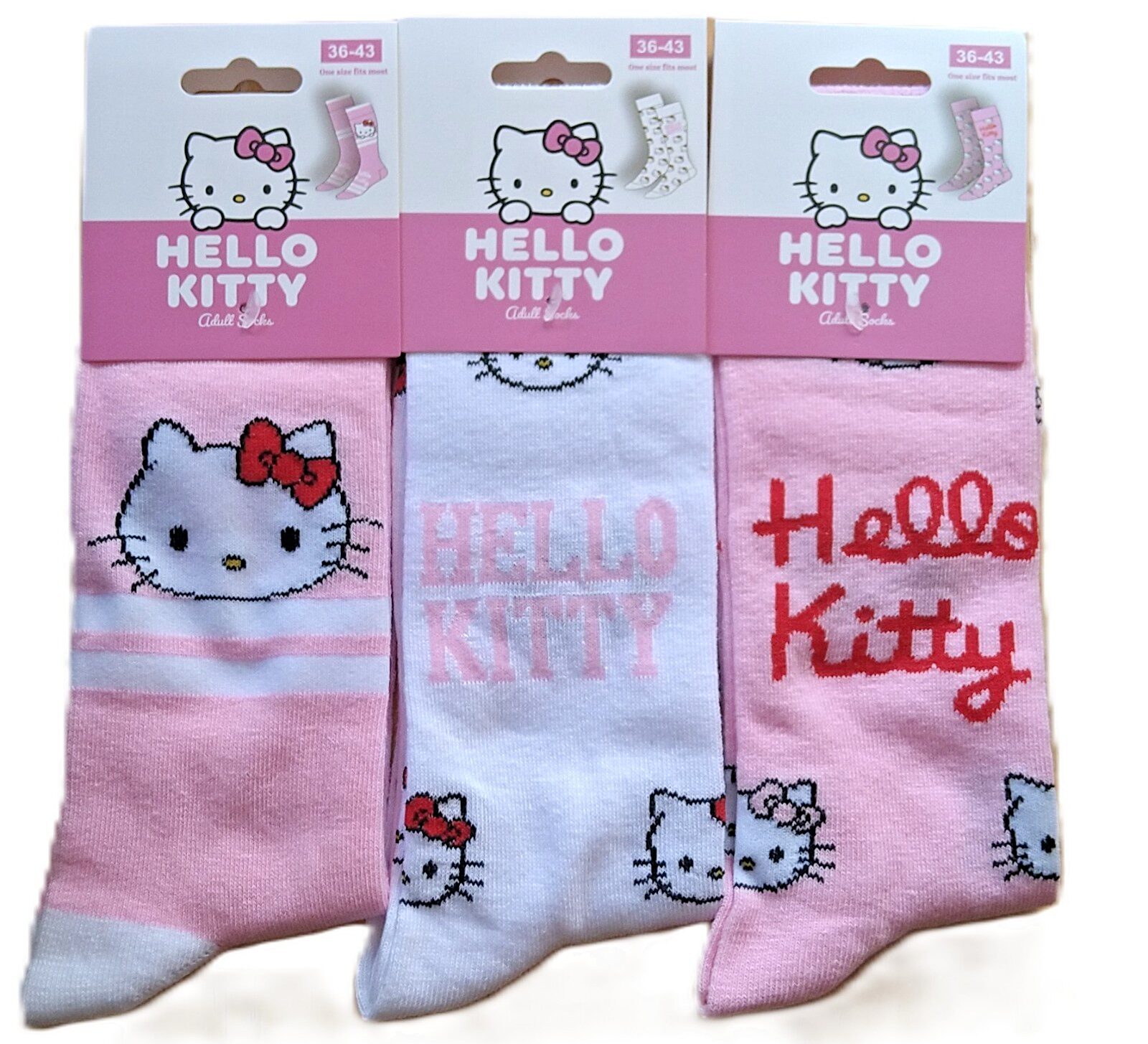 Hello Kitty Ladies Socks - Ten Tiny Toes Socks
